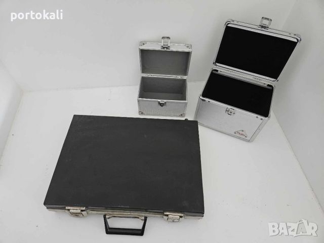 Куфар куфари алуминиев кожен за гримове и други, снимка 6 - Куфари - 46408111