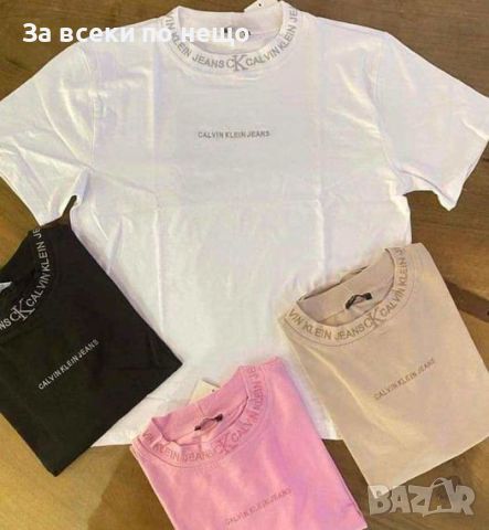 Дамска тениска Calvin Klein Код A8 - Различни цветове, снимка 1 - Тениски - 46328993