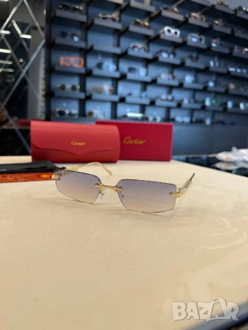 очила с черен обикновен калъф и ув защита cartier , снимка 14 - Слънчеви и диоптрични очила - 51080485