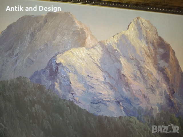 Руска Маслена Картина , снимка 6 - Антикварни и старинни предмети - 54093701