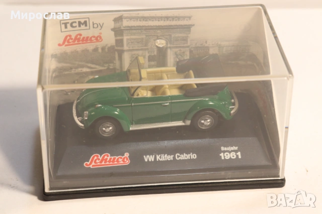 1:72 SCHUCO VW KAFER КАБРИО ИГРАЧКА КОЛИЧКА МОДЕЛ, снимка 2 - Колекции - 53464586