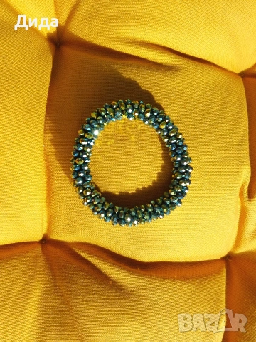 Гривни изплетени с кристални мъниста ESBBELA, снимка 7 - Гривни - 53948143