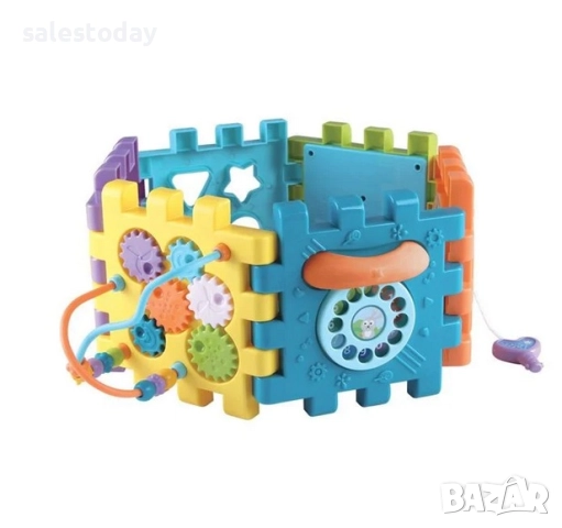 Образователна кубче за игра с форми, огледална врата, пиано и др., снимка 3 - Образователни игри - 52572115