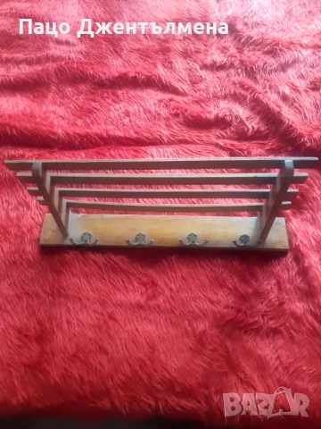 Дървена закачалка, снимка 2 - Закачалки - 51393966