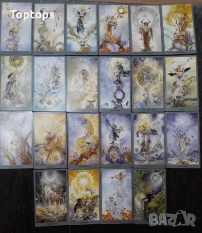 Таро 7x12см: Shadowscapes Tarot & Weird World Tarot & Wake me Up Tarot, снимка 9 - Карти за игра - 45399431