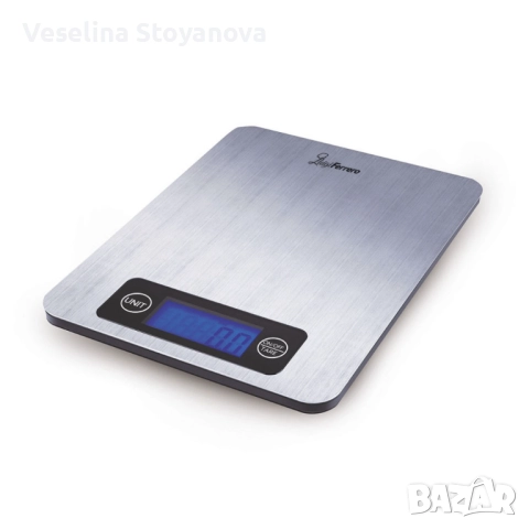 Кухненска електронна везна Luigi Ferrero Prima FR-110I – инокс платформа, 10kg, точност до 1g