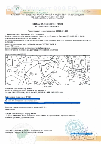Вила-УПИ-с.Жребичко,общ.Брацигово, снимка 5 - Парцели - 50851087