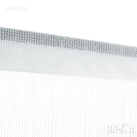 vidaXL Пердета ресни, 2 бр, 140x250 см, бели(SKU:132399), снимка 2 - Други стоки за дома - 48137794