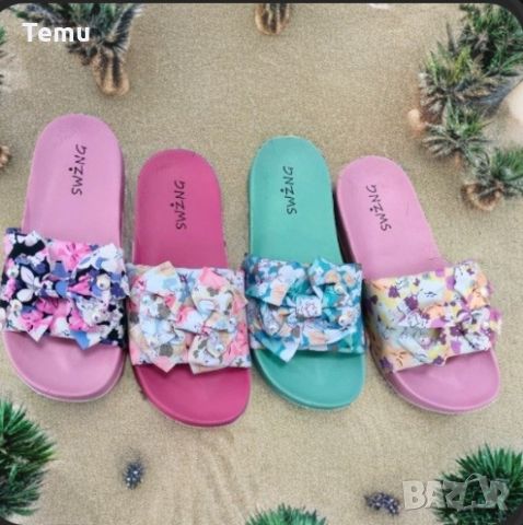 Дамски плажни чехли с уникален цветен дизайн за весело и ярко лятно настроение, снимка 7 - Чехли - 45847251