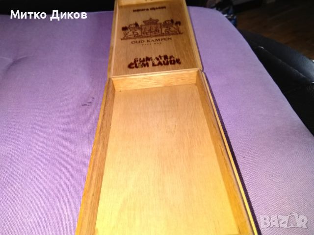 Дървена кутия зя пури 150х98х20мм, снимка 6 - Табакери - 45389753