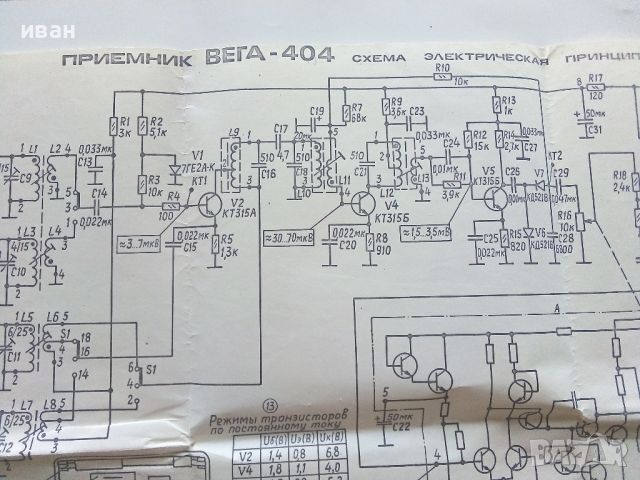 Лот стари радио и телевизионни принципни схеми, снимка 5 - Специализирана литература - 46498428