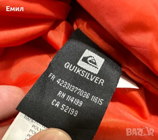 Борд яке Quiksilver Remission, Размер XL, снимка 9 - Якета - 49275977