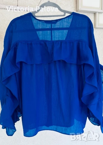 Блуза/риза от рами ( 56%) ZARA COLLECTION , снимка 10 - Ризи - 51045891