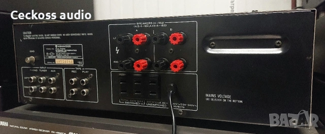 Стерео усилвател KENWOOD KA-400 , снимка 5 - Ресийвъри, усилватели, смесителни пултове - 53916614