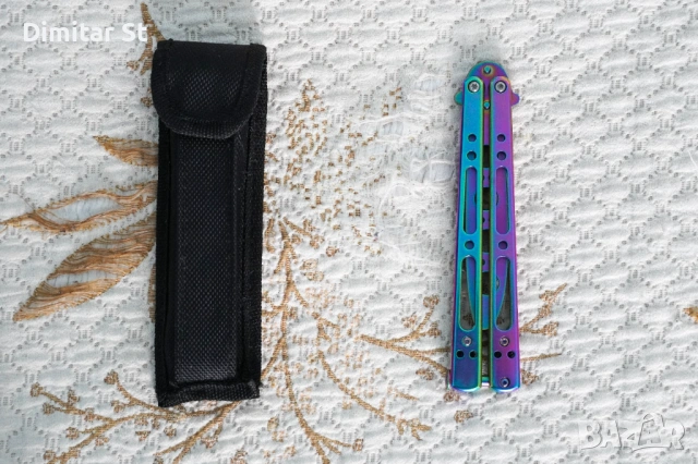 Тренировъчен нож пеперуда (Fade), снимка 2 - Ножове - 53927691