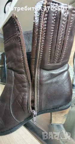 Боти и ботуши 37-ми номер естествена кожа , снимка 3 - Дамски боти - 53054219