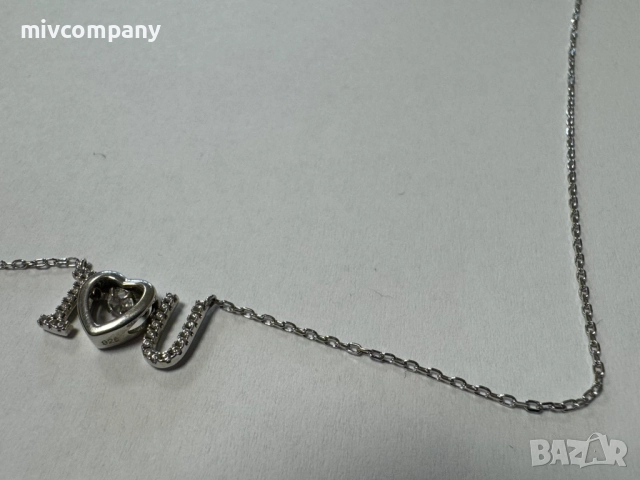 Сребърно колие 2гр.45см., снимка 6 - Колиета, медальони, синджири - 52991582