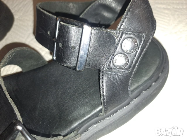 Dr. Martens Gryphon Black Brando Leather Gladiator Sandal № 41 кожени сандали Унисекс, снимка 10 - Мъжки сандали - 50903200