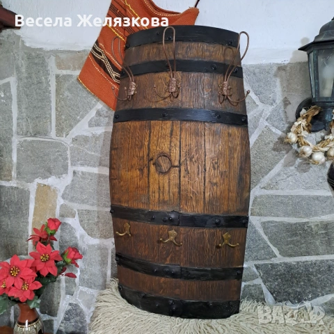 Закачалки от автентични бъчви , снимка 2 - Закачалки - 53485016