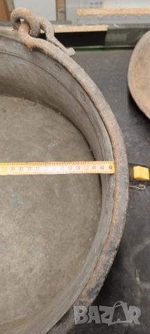 Кован меден казан / бакър / котле, снимка 4 - Антикварни и старинни предмети - 54045528