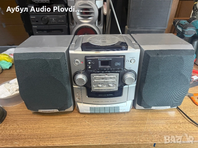ВИНТИДЖ DURABRAND 1493 AM FM КАСЕТОФЕН CD ПЛЕЙЪР , снимка 2 - Радиокасетофони, транзистори - 53885801