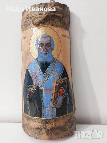 Икона върху керемида , снимка 5 - Икони - 53094335