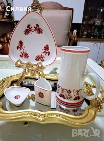 Ретро комплект от Унгария , снимка 2 - Антикварни и старинни предмети - 53845416