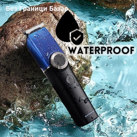 Нов BarberBoss Мъжки Тример 6 в 1 Брада, Коса, Нос, Тяло, LED, USB-C, снимка 6 - Машинки за подстригване - 51577767