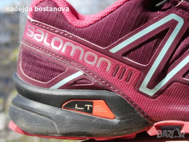 продавам дамски туристически обувки марка salomon crossspead3,размер 36 2/3, снимка 2 - Маратонки - 54132813