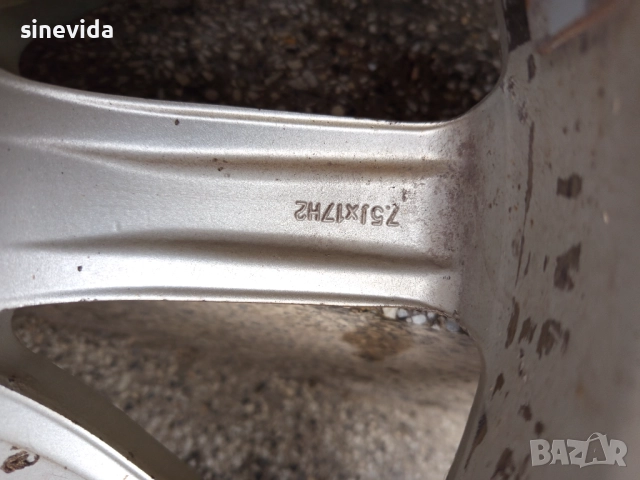 Джанти с думи17ки5х100, снимка 4 - Гуми и джанти - 51887212