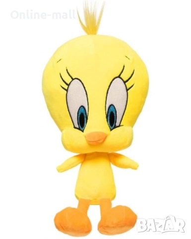 Плюшена Играчка Туити Tweety Looney Tunes, 35см, снимка 2 - Плюшени играчки - 51540919