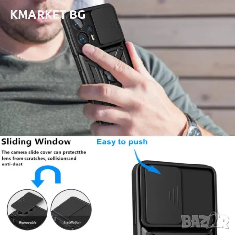 Xiaomi Poco X4 GT 5G / Redmi Note 11T Pro+ 5G / Redmi Note 11T Pro 5G Удароустойчив Ring Holder Калъ, снимка 10 - Калъфи, кейсове - 48823107