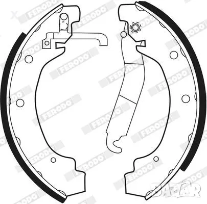 SIMER S268 Задни челюсти VW LT 28-35 / Transporter T3 / LT40-55 / 1975-1996 / OE 291698527GX  /, снимка 1 - Части - 37398110