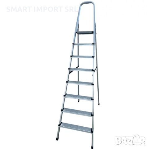 Алуминиева сгъваема стълба KMH0108, 8 стъпала