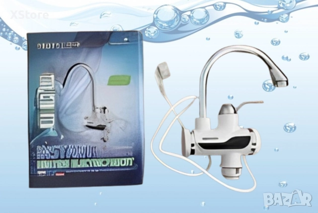 Смесител с проточен бойлер, за плот, 3000W + дисплей, снимка 3 - Други - 51995343