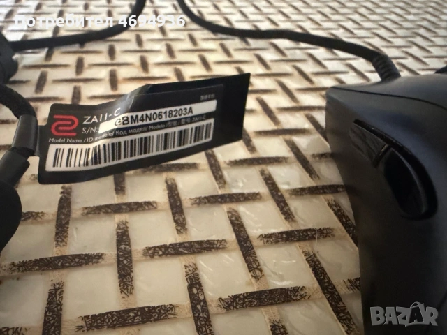 ГЕЙМЪРСКА МИШКА ZOWIE ЧЕРЕН, снимка 2 - Клавиатури и мишки - 53064066