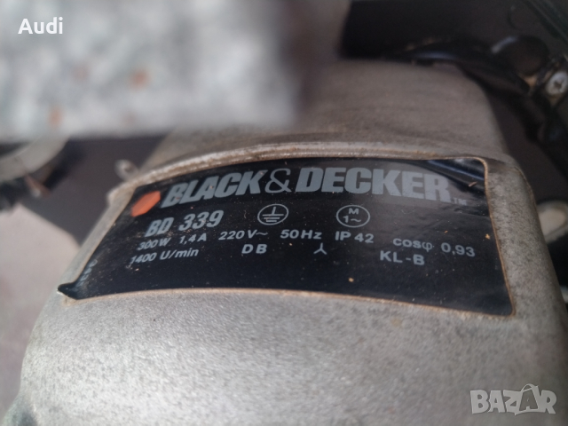 Настолен банциг BLACК DECKER Мощност: 300W  1.4А  / 230V Максималем срез 100мм / 10см Алуминиев рабо, снимка 7 - Циркуляри - 45069977