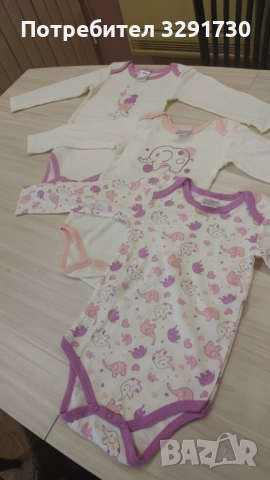 Лот детски бодита за момиче, снимка 2 - Бодита за бебе - 53380865