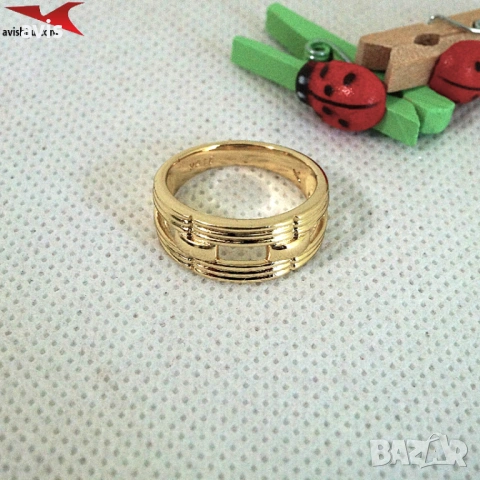 Пръстен с 14К златно покритие 224869