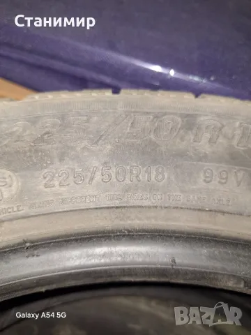 4 бр Мишелин Пилот 225/50R18 M+S, снимка 7 - Гуми и джанти - 48298647