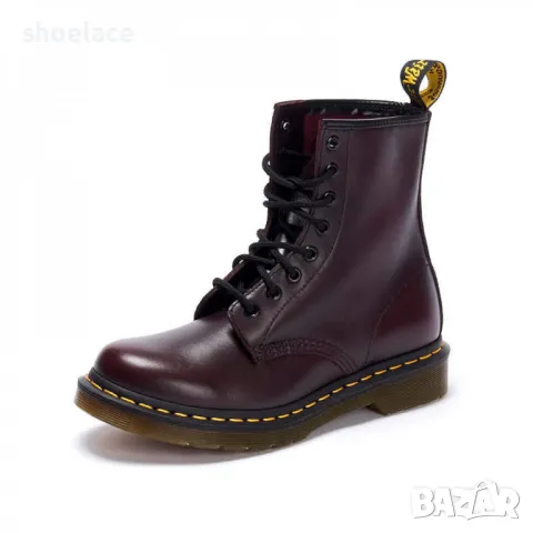 Dr. Martens 1460 Smooth Leather Lace Up Boots Dark Rose 41, снимка 2 - Дамски боти - 49259812