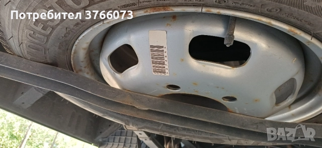 Гума Bridgestone с джанта за дв.гума на Iveco Daily , снимка 3 - Гуми и джанти - 51731350