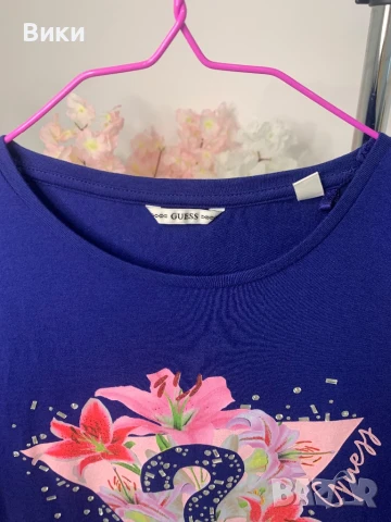 Тениска на Guess, размер 16г но е подходяща и за XS-S, снимка 5 - Тениски - 50829504