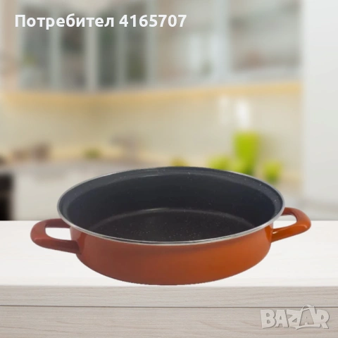 Тава Rosberg, различни размери, оранжева/въгл.стомана с незалеп.покр., снимка 3 - Съдове за готвене - 53091013