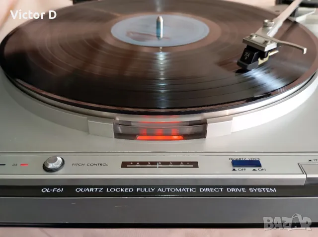 JVC QL-F61 - Грамофон Direct Drive Quartz , снимка 6 - Грамофони - 49933305