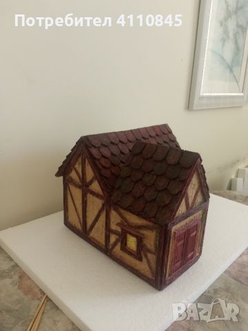 Средновековна английска селска къща. Ръчна изработка., снимка 1 - Декорация за дома - 45960310