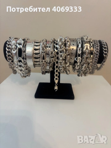 Сребърни гривни проба 925, снимка 3 - Гривни - 54172974