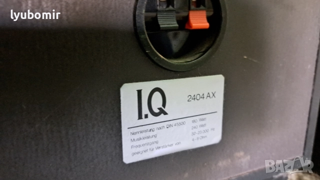 I.Q.2404AX, снимка 7 - Тонколони - 52332983
