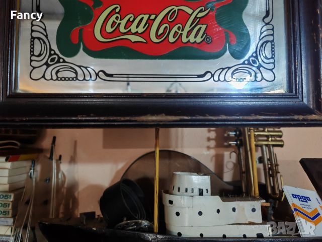 Старо рекламно огледало на Coca Cola, снимка 7 - Антикварни и старинни предмети - 45672051