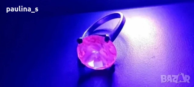 Два броя / Винтидж / Стар сребърен пръстен с Морганит и Бял сапфир проба 925 , снимка 17 - Пръстени - 42322435